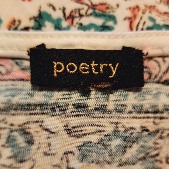 Poetry women's light weight boho bat wing Multicolored Cardigan - Picture 2 of 6